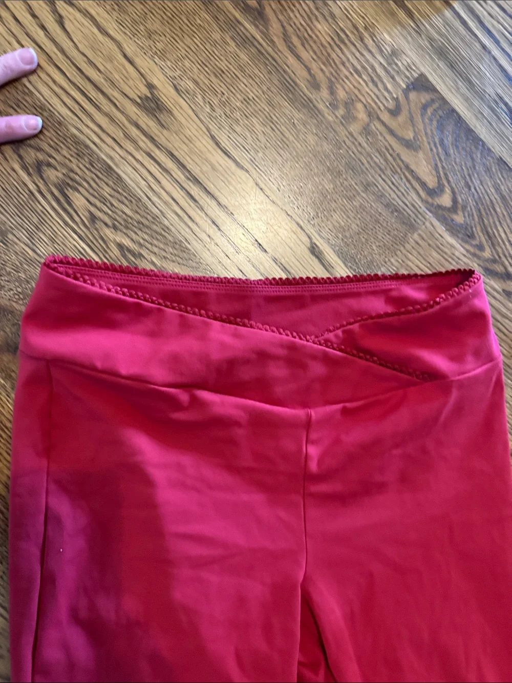 Altar'd State Vibrant Red Bootcut Two-Piece Set